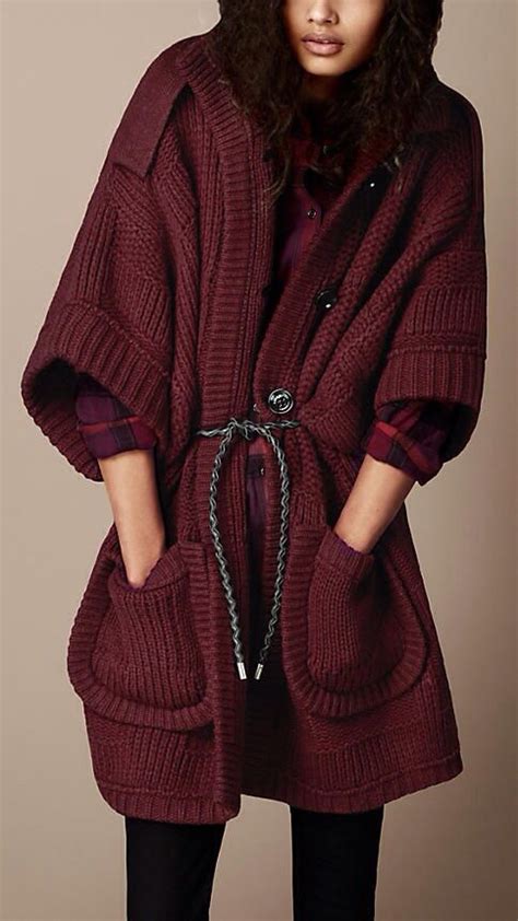 crochet burberry cardigan|burberry cardigan women.